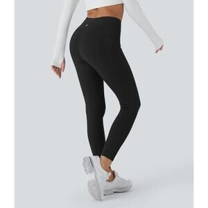 NWT Halara SoftlyZero™ Plush Thermal High Waisted Pocket 7/8 Leggings Size Large